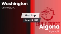 Matchup: Washington High vs. Algona  2020