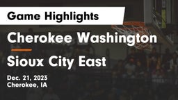 Cherokee Washington  vs Sioux City East  Game Highlights - Dec. 21, 2023