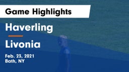 Haverling  vs Livonia  Game Highlights - Feb. 23, 2021