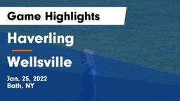 Haverling  vs Wellsville  Game Highlights - Jan. 25, 2022
