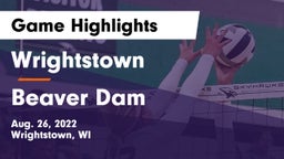 Wrightstown  vs Beaver Dam  Game Highlights - Aug. 26, 2022