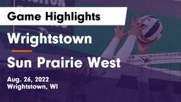 Wrightstown  vs Sun Prairie West  Game Highlights - Aug. 26, 2022