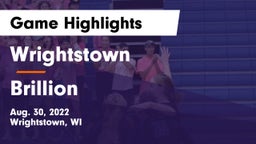 Wrightstown  vs Brillion  Game Highlights - Aug. 30, 2022