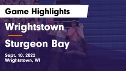 Wrightstown  vs Sturgeon Bay  Game Highlights - Sept. 10, 2022