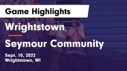 Wrightstown  vs Seymour Community  Game Highlights - Sept. 10, 2022