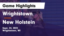 Wrightstown  vs New Holstein  Game Highlights - Sept. 24, 2022