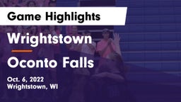 Wrightstown  vs Oconto Falls  Game Highlights - Oct. 6, 2022