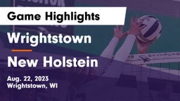 Wrightstown  vs New Holstein  Game Highlights - Aug. 22, 2023