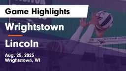 Wrightstown  vs Lincoln  Game Highlights - Aug. 25, 2023