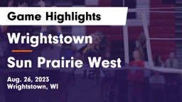 Wrightstown  vs Sun Prairie West  Game Highlights - Aug. 26, 2023