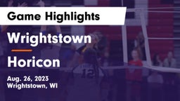 Wrightstown  vs Horicon  Game Highlights - Aug. 26, 2023
