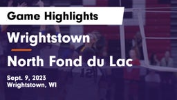 Wrightstown  vs North Fond du Lac  Game Highlights - Sept. 9, 2023
