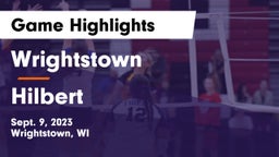Wrightstown  vs Hilbert  Game Highlights - Sept. 9, 2023