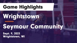 Wrightstown  vs Seymour Community  Game Highlights - Sept. 9, 2023