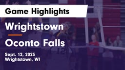 Wrightstown  vs Oconto Falls  Game Highlights - Sept. 12, 2023