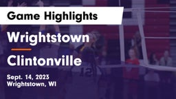 Wrightstown  vs Clintonville  Game Highlights - Sept. 14, 2023