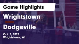 Wrightstown  vs Dodgeville  Game Highlights - Oct. 7, 2023