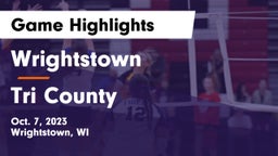 Wrightstown  vs Tri County Game Highlights - Oct. 7, 2023