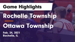 Rochelle Township  vs Ottawa Township  Game Highlights - Feb. 24, 2021