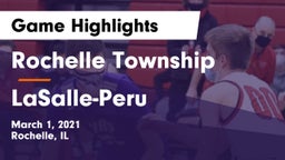 Rochelle Township  vs LaSalle-Peru  Game Highlights - March 1, 2021