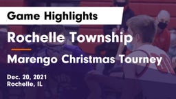 Rochelle Township  vs Marengo Christmas Tourney Game Highlights - Dec. 20, 2021