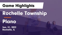 Rochelle Township  vs Plano  Game Highlights - Jan. 31, 2022