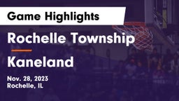 Rochelle Township  vs Kaneland  Game Highlights - Nov. 28, 2023