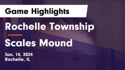 Rochelle Township  vs Scales Mound Game Highlights - Jan. 14, 2024