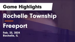 Rochelle Township  vs Freeport  Game Highlights - Feb. 23, 2024