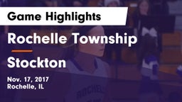 Rochelle Township  vs Stockton  Game Highlights - Nov. 17, 2017