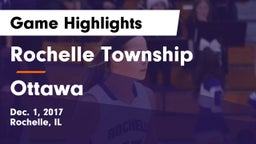 Rochelle Township  vs Ottawa  Game Highlights - Dec. 1, 2017