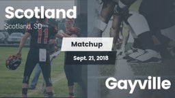 Matchup: Scotland  vs. Gayville 2018
