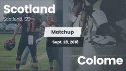 Matchup: Scotland  vs. Colome 2018