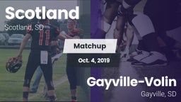 Matchup: Scotland  vs. Gayville-Volin  2019