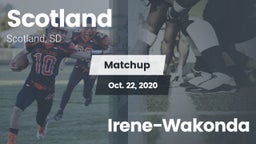 Matchup: Scotland  vs. Irene-Wakonda 2020