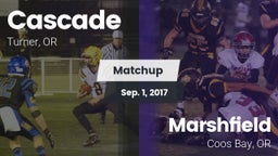 Matchup: Cascade  vs. Marshfield  2017