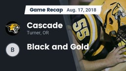 Recap: Cascade  vs. Black and Gold 2018