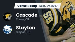 Recap: Cascade  vs. Stayton  2017