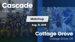 Matchup: Cascade  vs. Cottage Grove  2018