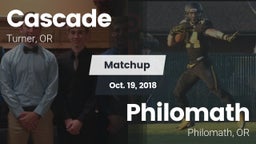 Matchup: Cascade  vs. Philomath  2018