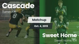 Matchup: Cascade  vs. Sweet Home  2019