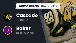 Recap: Cascade  vs. Baker  2019