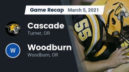 Recap: Cascade  vs. Woodburn  2021