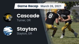 Recap: Cascade  vs. Stayton  2021