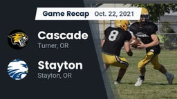 Recap: Cascade  vs. Stayton  2021