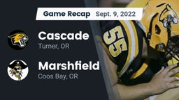 Recap: Cascade  vs. Marshfield  2022