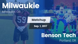 Matchup: Milwaukie High vs. Benson Tech  2017