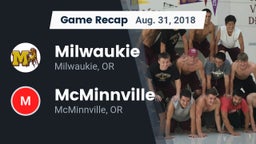 Recap: Milwaukie  vs. McMinnville  2018