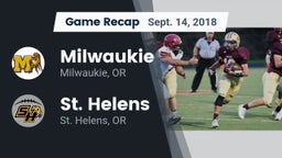 Recap: Milwaukie  vs. St. Helens  2018