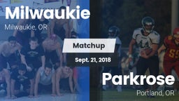 Matchup: Milwaukie High vs. Parkrose  2018